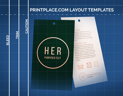 Velvet Soft Touch Hang Tags Printing